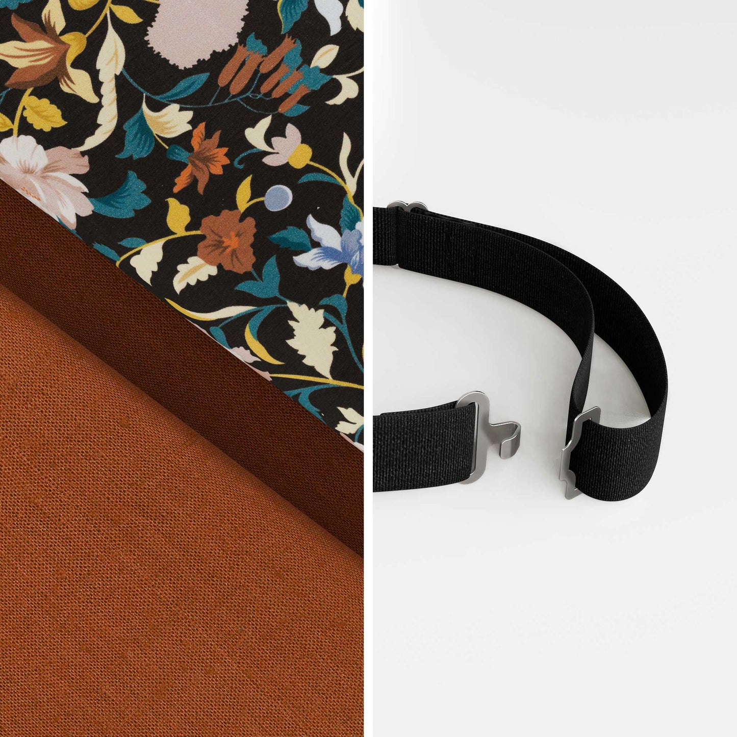 Orange Floral Bow Tie – Orange Bloom & Copper | Peace Silk | Pre-Tied & Self-Tie