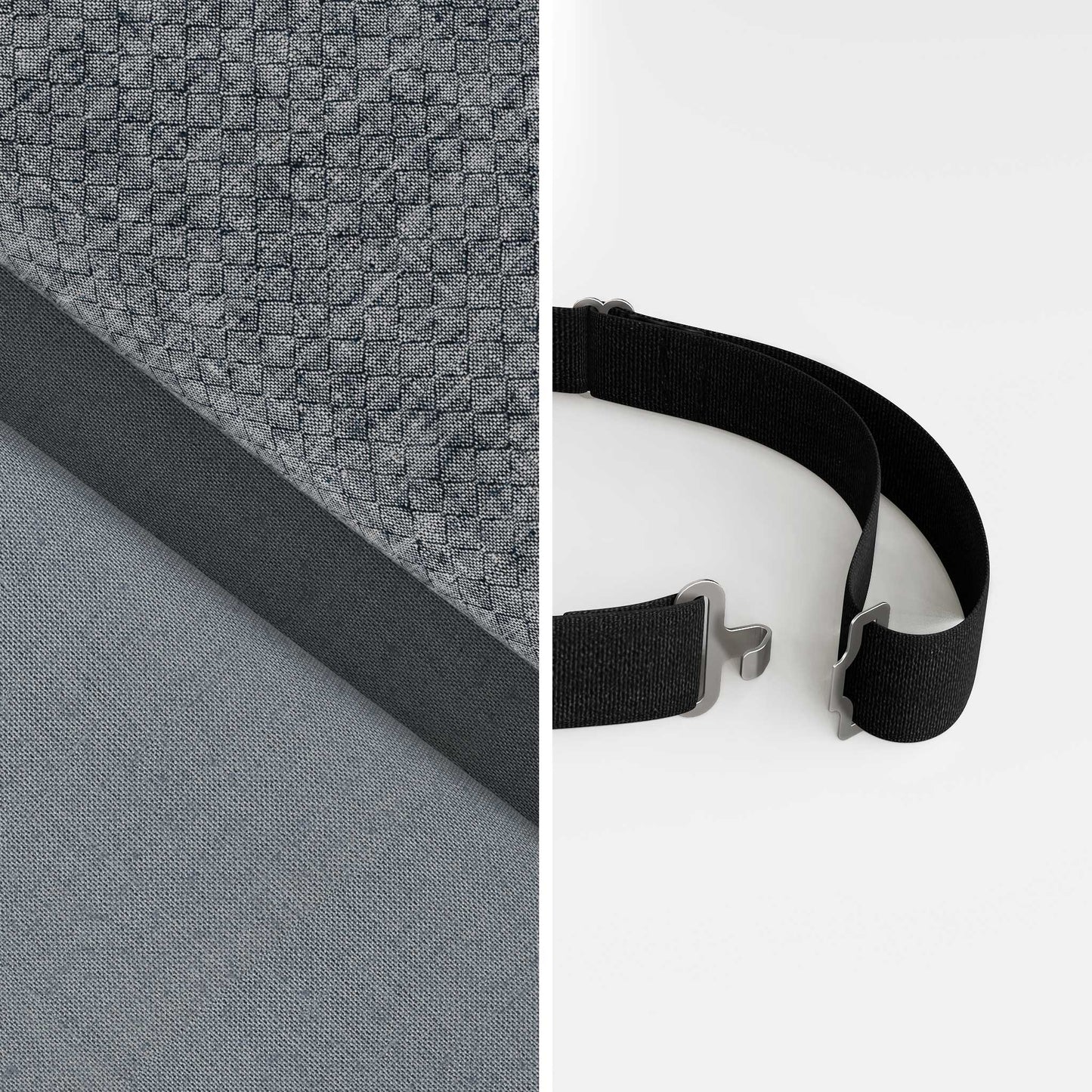 Blue Mesh Bow Tie – Mesh Melange & Fog Blue | Peace Silk | Pre-Tied & Self-Tie
