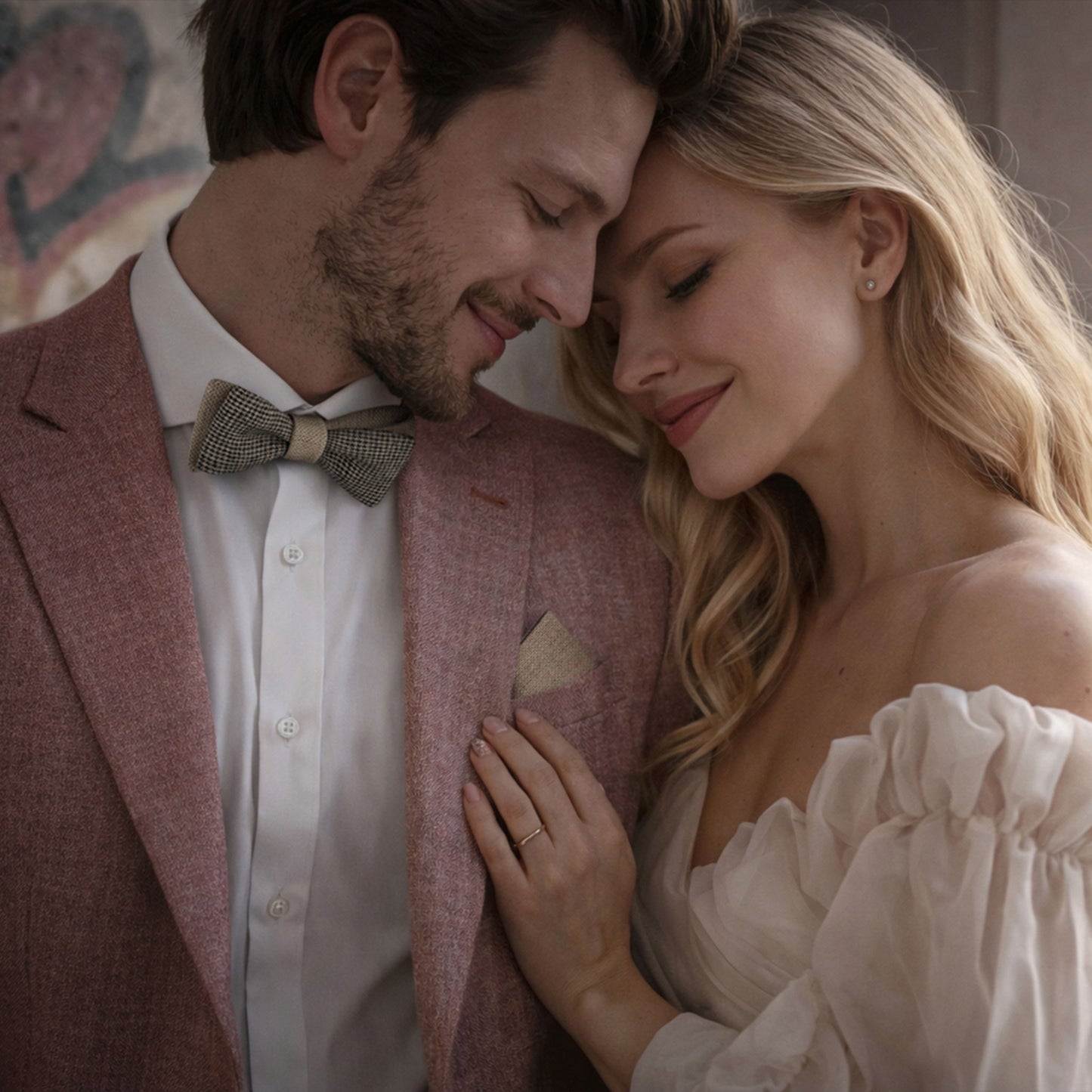 Brown Tweed Pocket Square – Houndstooth & Sahara Brown | New Wool | Pre-Fold 2-in-1