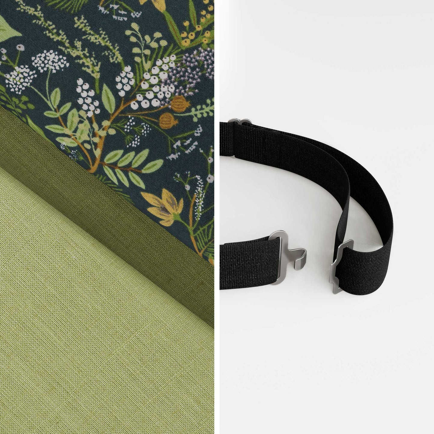 Green Floral Bow Tie – Botanic Garden & Pistachio | Peace Silk | Pre-Tied & Self-Tie