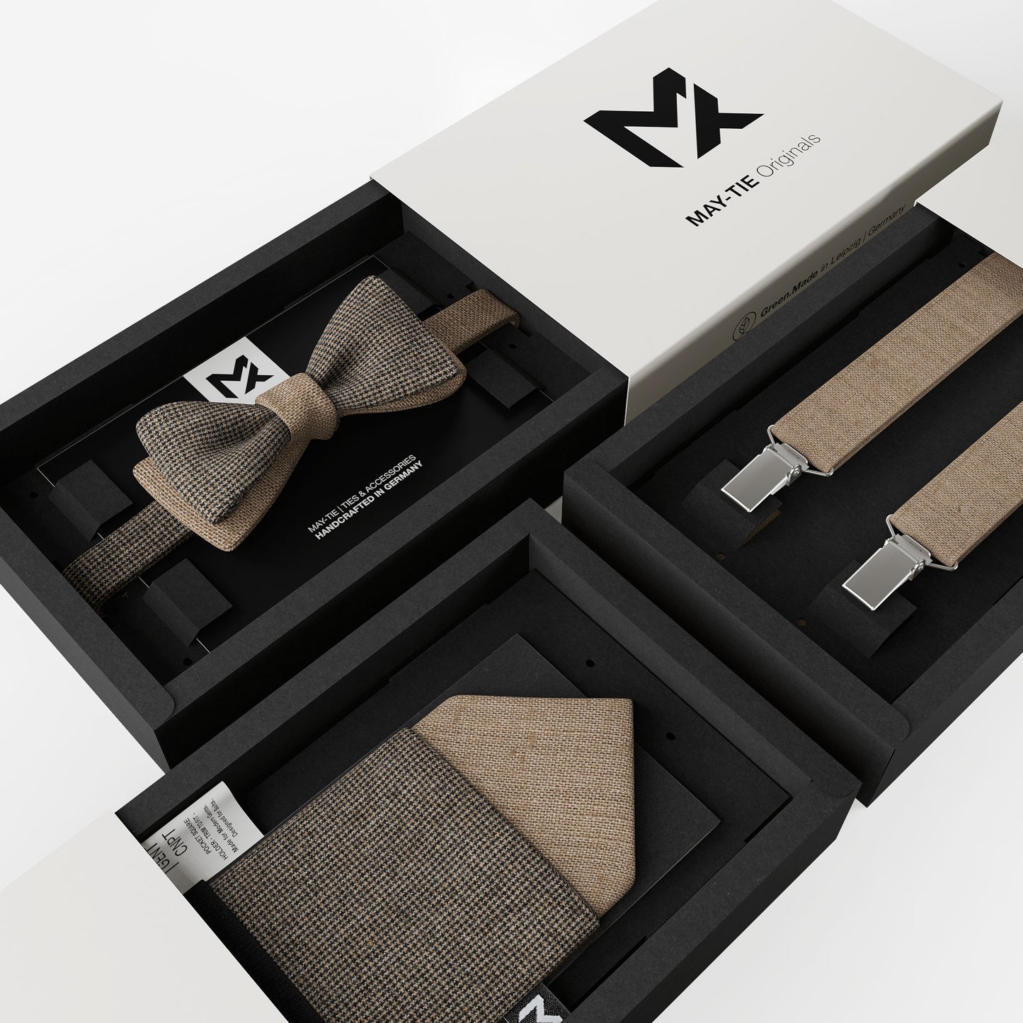 Sahara Brown Suspenders – Peace Silk | Classic Y-Shape