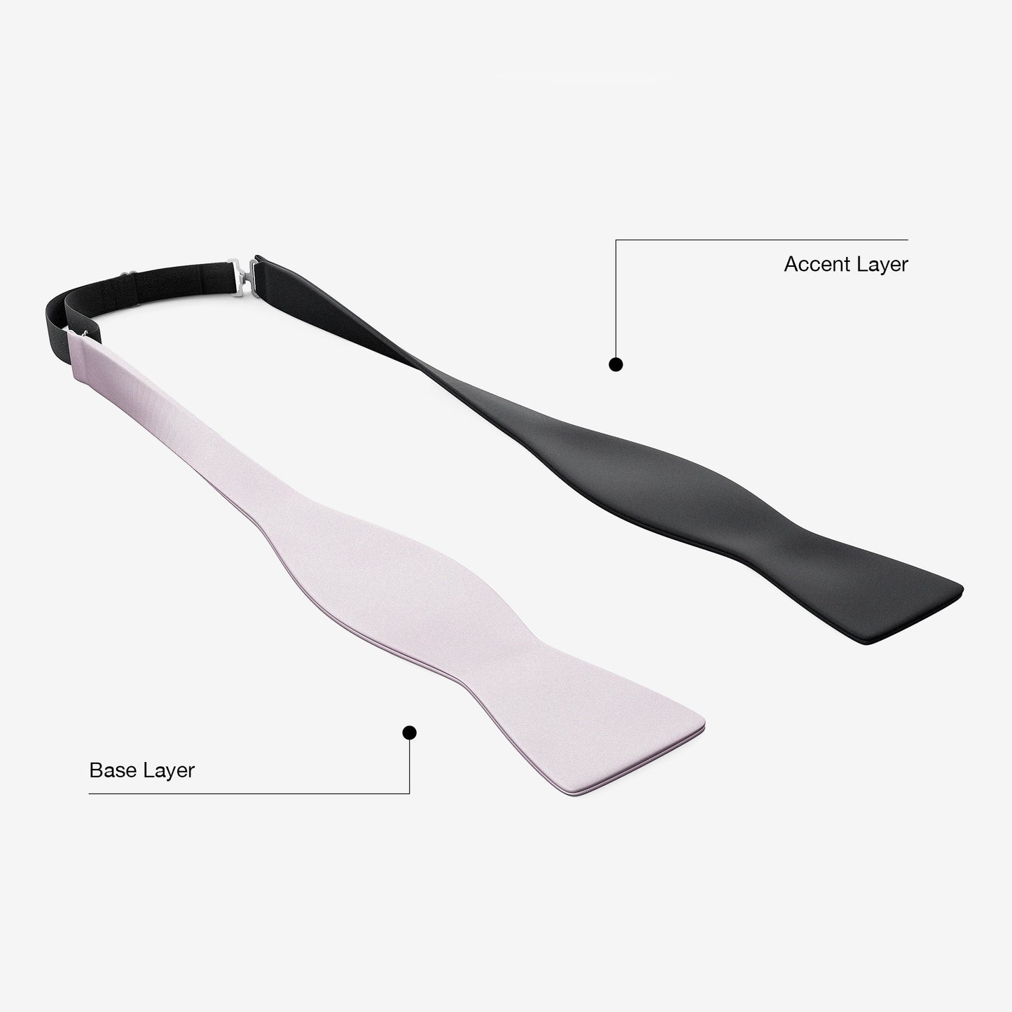 Base Layer | Smoke Lavender | Crêpe Satin Silk