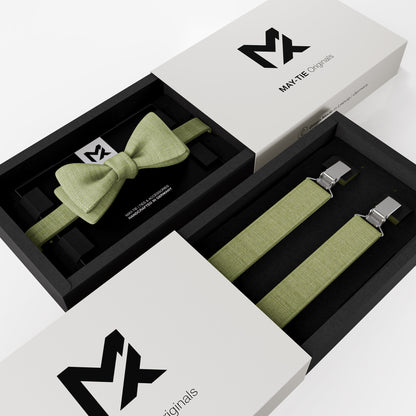Pistachio Green Bow Tie | Peace Silk | Pre-Tied & Self-Tie