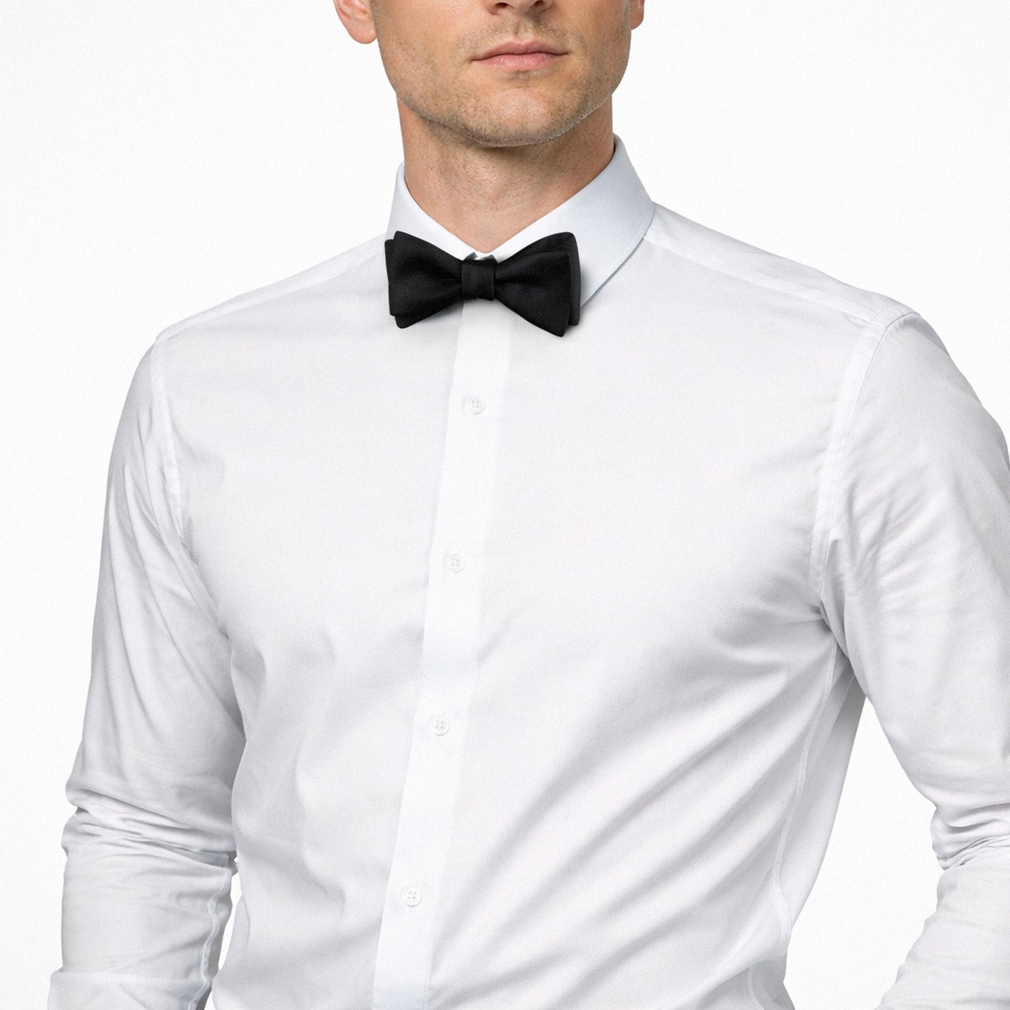 Accent Layer | Onyx Black | Crêpe Satin Silk