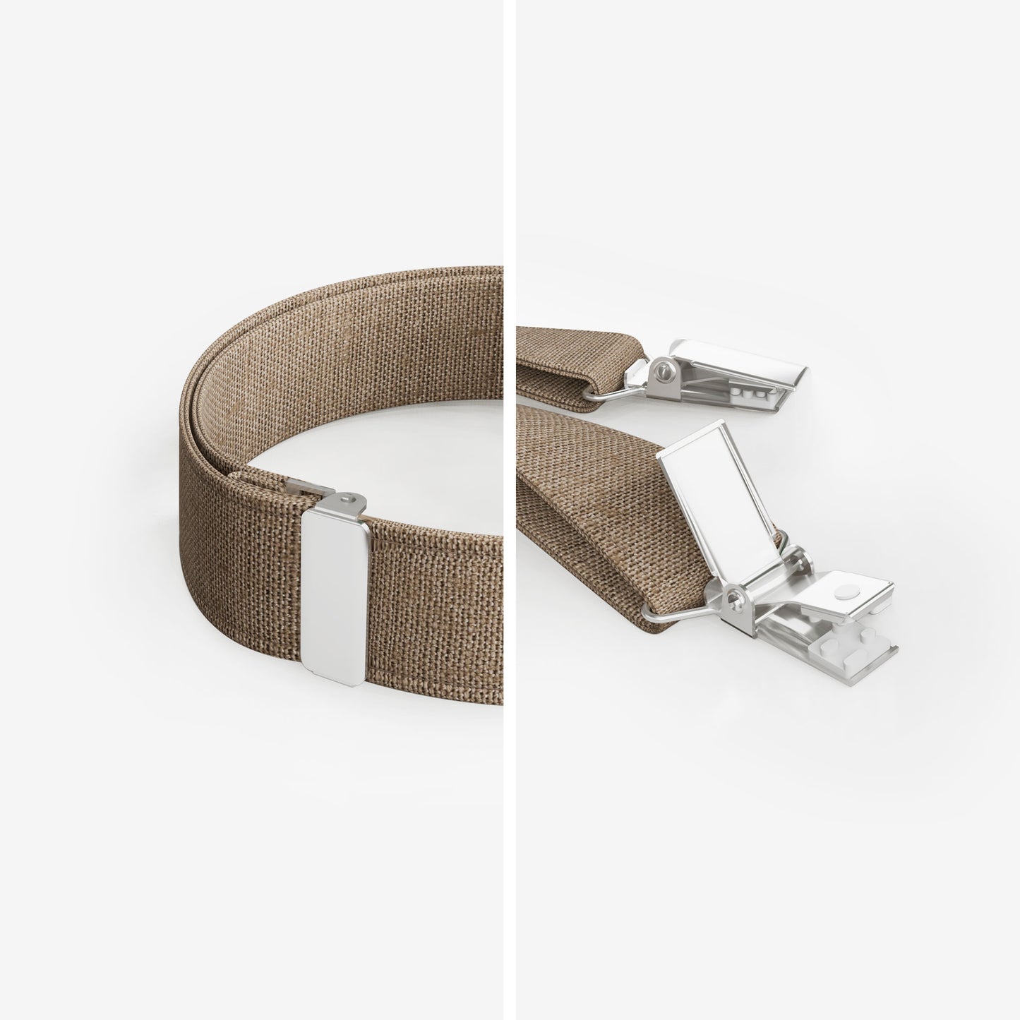 Sahara Brown Suspenders – Peace Silk | Classic Y-Shape