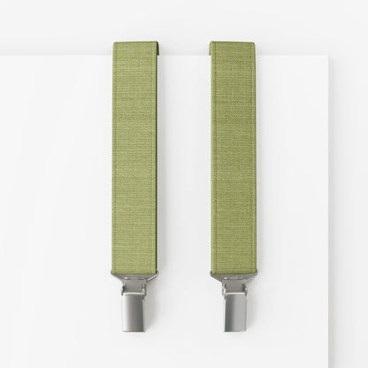 Pistachio Green Suspenders – Peace Silk | Classic Y-Shape