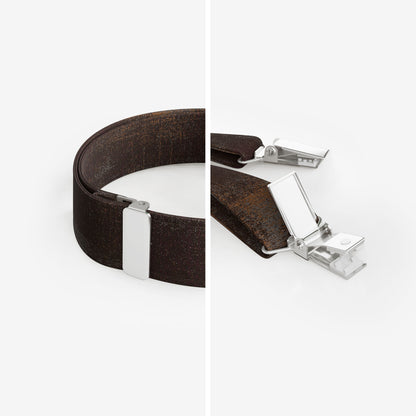 Brown Industrial Suspenders – Rust Brown | Cotton | Classic Y-Shape