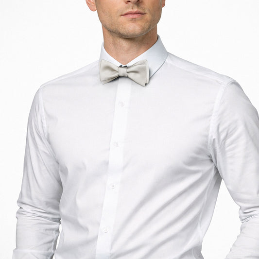 Base Layer | Crème White | Crêpe Satin Silk