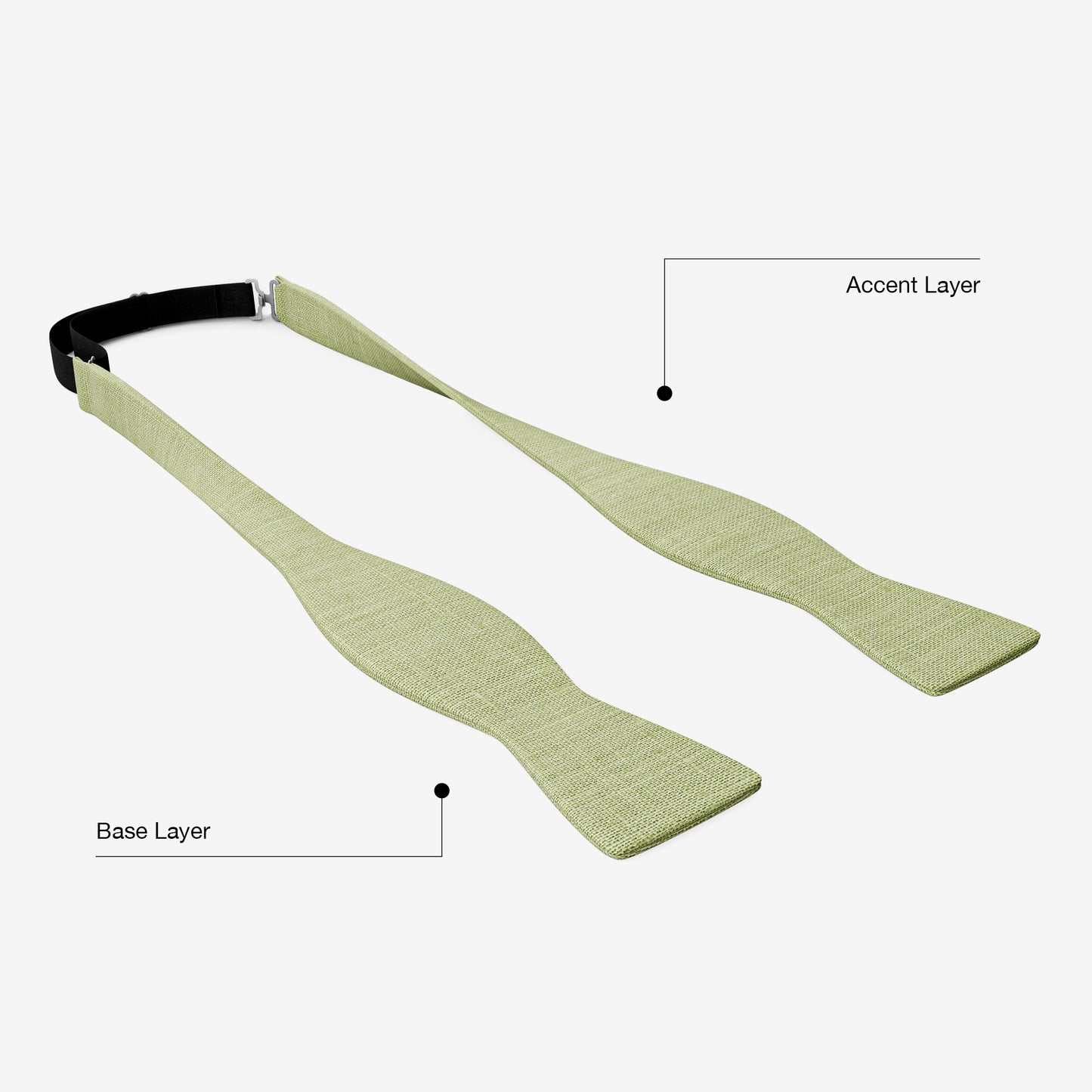 Pistachio Green Bow Tie | Peace Silk | Pre-Tied & Self-Tie