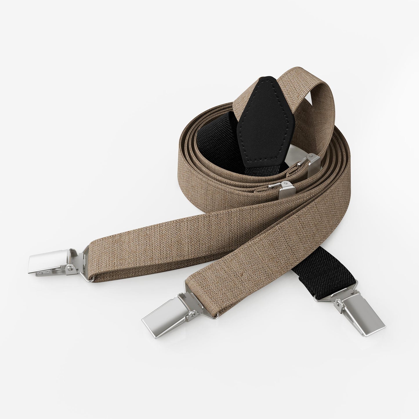 Sahara Brown Suspenders – Peace Silk | Classic Y-Shape