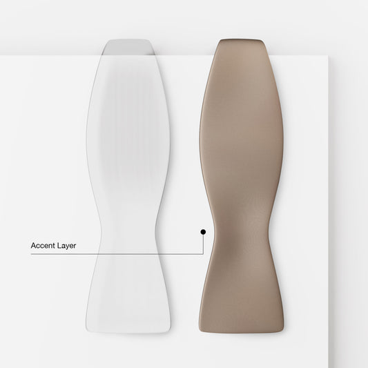 Accent Layer | Dune Beige | Crêpe Satin Silk