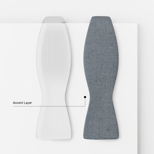 Accent Layer | Fog Blue | Peace Silk