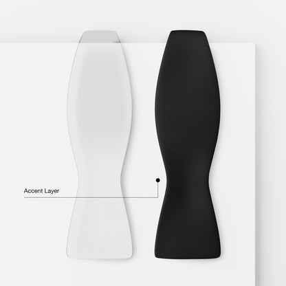Accent Layer | Onyx Black | Crêpe Satin Silk