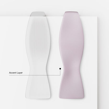 Accent Layer | Smoke Lavender | Crêpe Satin Silk
