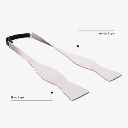 Smoke Lavender Bow Tie | Crêpe Satin Silk | Pre-Tied & Self-Tie